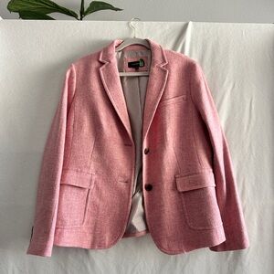 Talbots Pink Textured Blazer